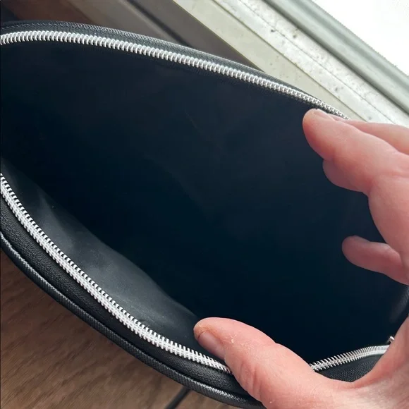 Bebe Black and Red Heart Cosmetic Bag - Picture 2 of 4